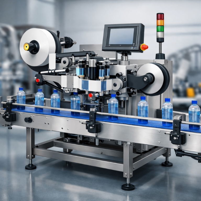 Endüstriyel Üretim Hattında TagMatik Entegre Etiketleme Applikatörü