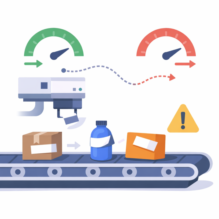 Üretim Hattında Hız Değişimleri Etiketlemeyi Neden Bozar?
